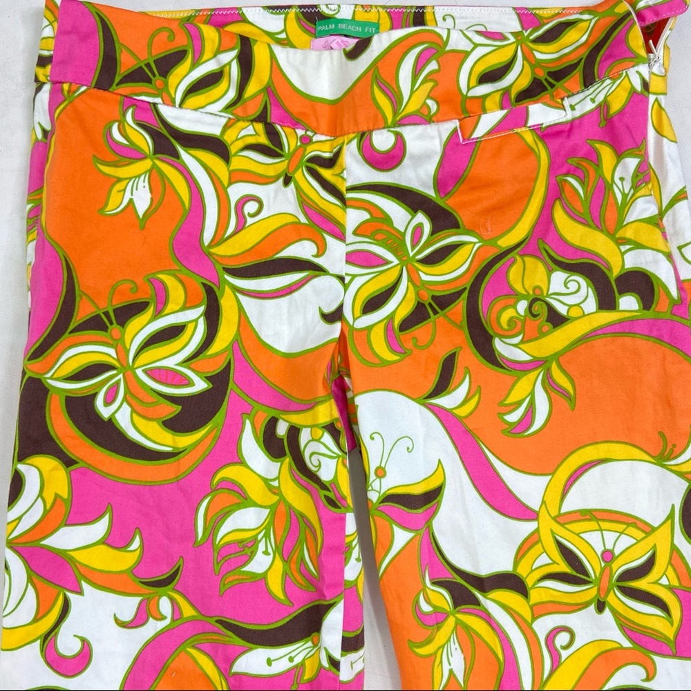 Lilly Pulitzer retro palm beach fit pants. Size 4 - Picture 3 of 5